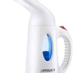 URPOWER Steamer for Clothes Steamer, Portable Handheld Garment Fabric Steamer Fast Heat-up Powerful Clothes Steamer with High Capacity for Home and Travel - Not for Abroad