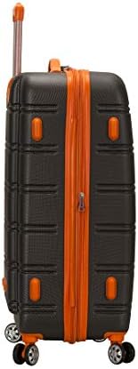 Rockland Melbourne Hardside Expandable Luggage with Spinner Wheels, Charcoal, 3-Piece Set (20/24/28) - Image 2