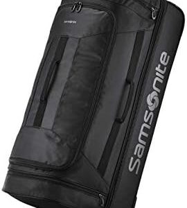 Samsonite Andante 2 Wheeled Duffel Bag – 32-Inch Durable Rolling Luggage with Inline Skate Wheels, Push-Button Handle & Spacious Compartments – Travel-Friendly and Lightweight - All Black