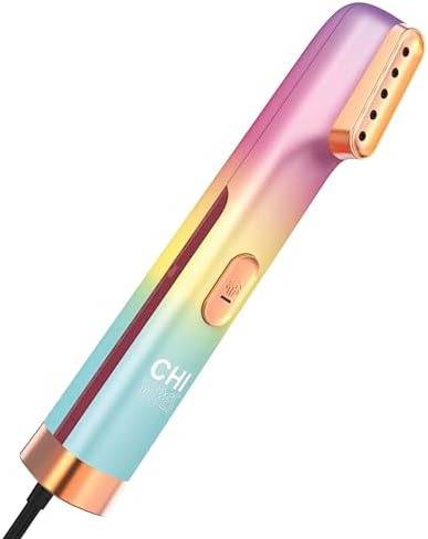 CHI VIBES Handheld Garment Steamer for Clothes, Fabric and Drapes, 5 Minutes of Continuous Steam, Portable Wrinkle-Remover for Home and Travel, Vacation Essentials, 80ml Water Tank, Pink (11615)