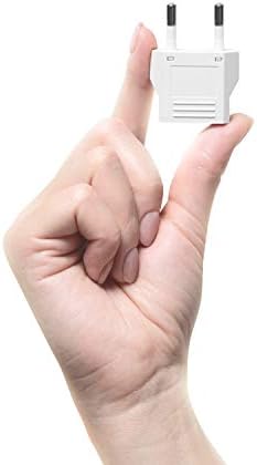 4 Pack European Travel Plug Adapter, Unidapt US to Europe Plug Adapter, European Adapter Type C Pin Adaptor, Outlet Converter America USA to Europe Italy Spain Germany France EU, Power Plug, White - Image 5