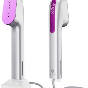 Handheld Steamer for Clothes Portable, 300ml Big Capacity, 1200W Strong Power, 100-250V Dual Voltage for International Travel, One-Step Steam Press for Wrinkle-Free