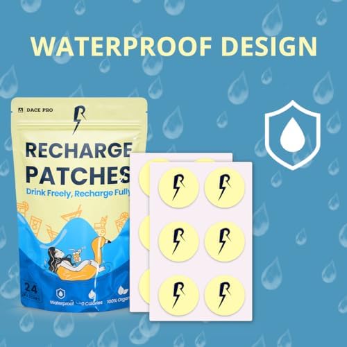 The Recharge Patch 24-Pack: Recovery Patches Party Patches Cruise Essentials 2025 Women Festival Essentials Travel Essentials Cruise Ship Accessories Travel Size Toiletries Rebound Patches Must Haves - Image 8