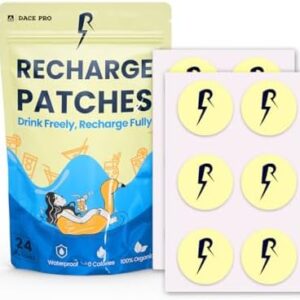 The Recharge Patch 24-Pack: Recovery Patches Party Patches Cruise Essentials 2025 Women Festival Essentials Travel Essentials Cruise Ship Accessories Travel Size Toiletries Rebound Patches Must Haves
