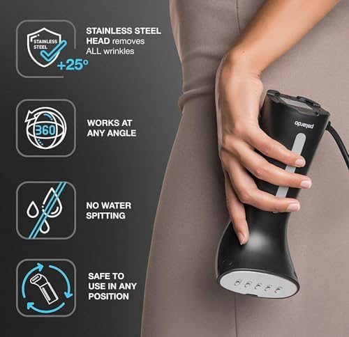 Travel Size Compact Travel Garment Steamer for Clothes to Go and Home Safe for Any Fabrics - Portable Handheld Steamer Powerful Steam Generator Iron for Clothes Best for Travel, 110V - Image 3