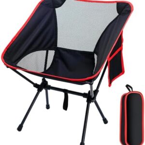 Backpacking Chair, Camping Chairs for Adults, Foldable Portable Chair for Outside Camp Sports Beach Travel Hiking