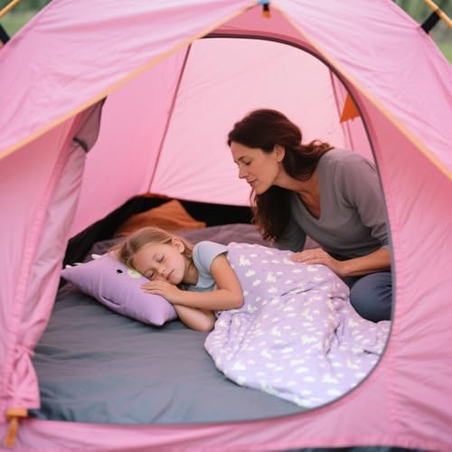 3-in-1 Kids Travel Blanket and Pillow Set, Snuggle Pillow with Hand Warmer, 40x60 inches Unicorn Blanket for Girls Compact, Perfect for Travel, Camping, Home and Office - Image 6