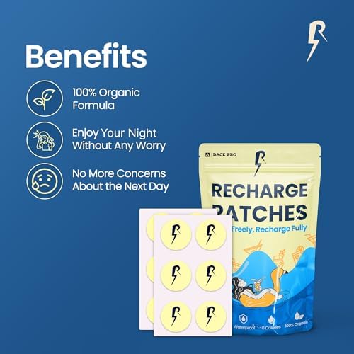 The Recharge Patch 24-Pack: Recovery Patches Party Patches Cruise Essentials 2025 Women Festival Essentials Travel Essentials Cruise Ship Accessories Travel Size Toiletries Rebound Patches Must Haves - Image 4