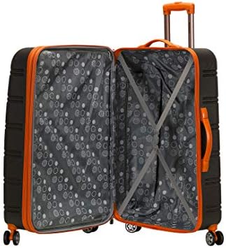 Rockland Melbourne Hardside Expandable Luggage with Spinner Wheels, Charcoal, 3-Piece Set (20/24/28) - Image 6