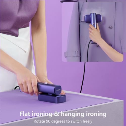 G5 Steam 2-in-1 Professional Handheld Steamer for Clothes and Iron for Clothes, Just 1lbs Lightly, 10 Minutes of Continuous Steam 1200W Light Steam Iron for travel and home - Image 5