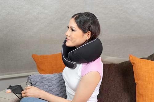 Travel Pillow and Blanket Set – 4-in-1 Memory Foam Neck Pillow, Soft Blanket, Sleep Eyes Mask & Earplugs – Compact & Lightweight Travel Kit for Airplane, Car, and Train Journeys - Image 17