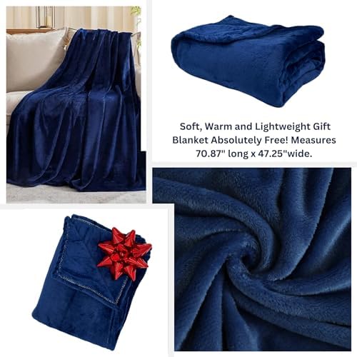 KOPI- Travel Blanket and Pillow. The Most Complete and Premium Travel Set with Pillow Memory Foam, Sleep mask, and More, Including a complimentary Soft Blanket, Best Gifts for Women and Men. - Image 2
