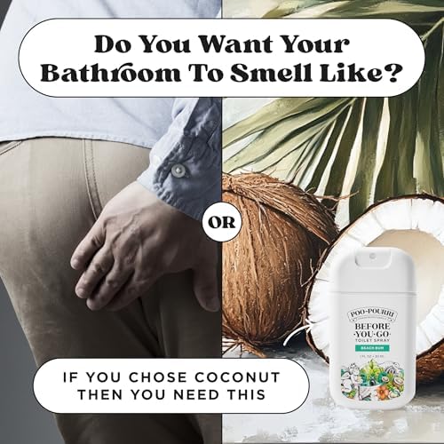 Poo-Pourri Before-You-Go Toilet Spray, Beach Bum, 1 Fl Oz Pocket Travel Size - Coconut, Orchid and Toasted Praline - Image 9