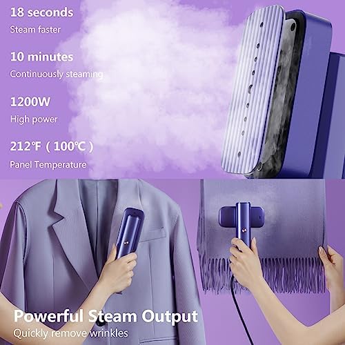 G5 Steam 2-in-1 Professional Handheld Steamer for Clothes and Iron for Clothes, Just 1lbs Lightly, 10 Minutes of Continuous Steam 1200W Light Steam Iron for travel and home - Image 3