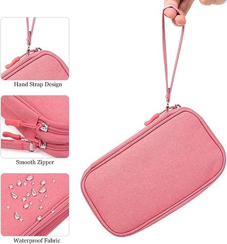 Electronic Organizer Travel USB Cable Accessories Bag/Case,Waterproof for Power Bank,Charging Cords,Chargers,Mouse,Earphones Flash Driver - Image 8